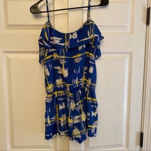 Ruffle Top Boutique Romper